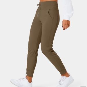 HALARA Cloudful Air High Waisted Drawstring Side Pocket Plain Full Length Jogger